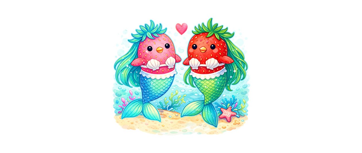 Erdbeer Mermaids