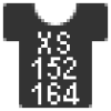 Size: unisex XS (= 152/164)