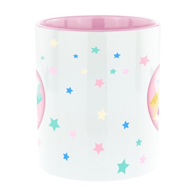 Ilias Welt BUTTON Bi-Color Tasse rose