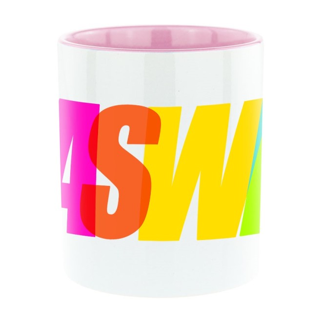Ilias Welt COLORFUL tazza bicolore rosa