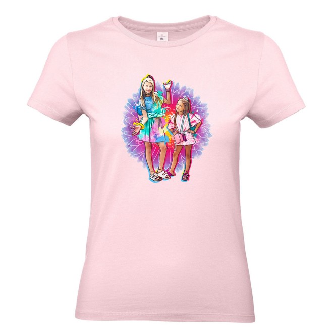 FLOWERgirls T-Shirt, Girlie Shirt