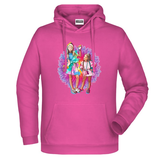 FLOWERgirls Felpa con cappuccio bambini