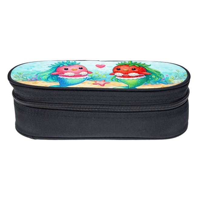 Pochette de plumes Mermaids aux fraises / Pochette de plumes