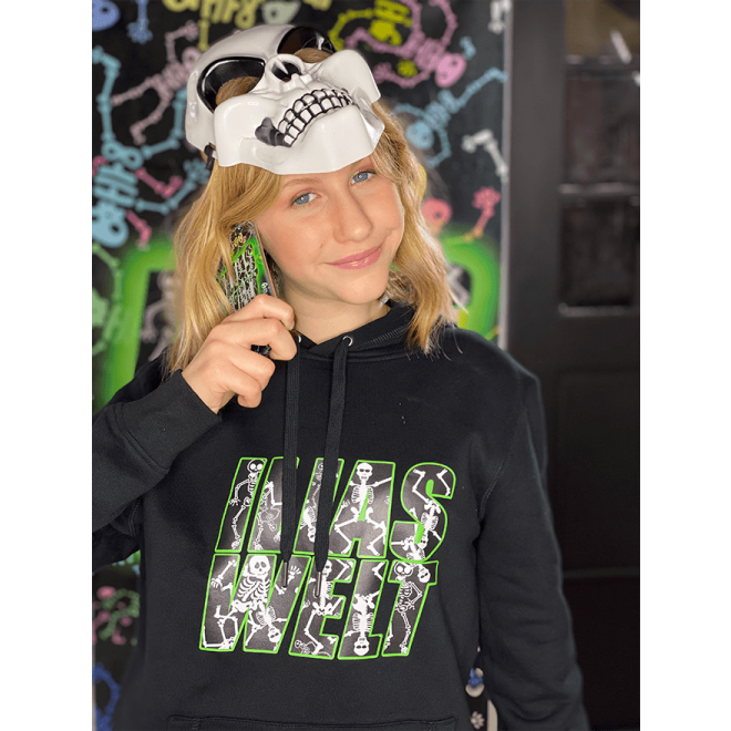 Ilias World SKELETT Premium Felpa con cappuccio donna