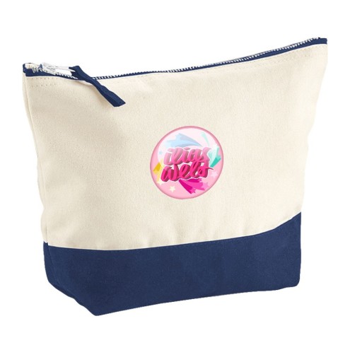 Ilias Welt BUTTON cosmetic bag / toiletry bag