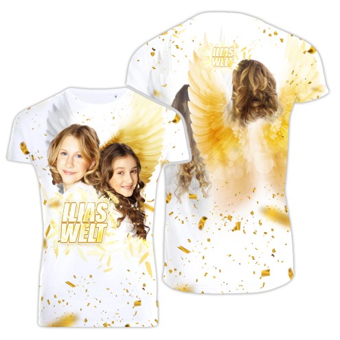 Ilias Welt Engelchen All-Over-Print T-shirt femmes