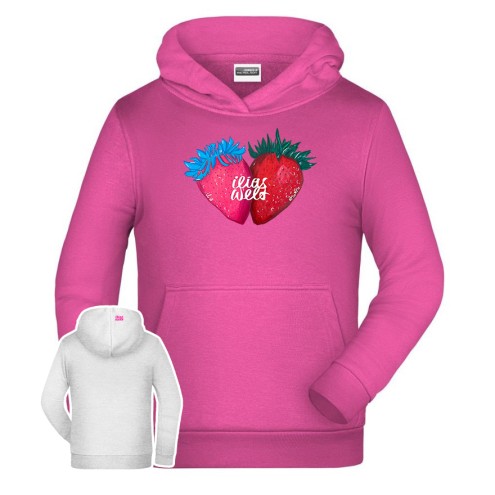 Ilias Welt Erdbeeren Hoodie kids