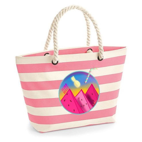 Ilias Welt Melonenwelt Shopping Bag/Strandtasche