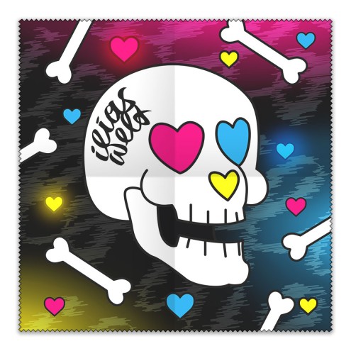 Ilias World Skull microfiber cloth