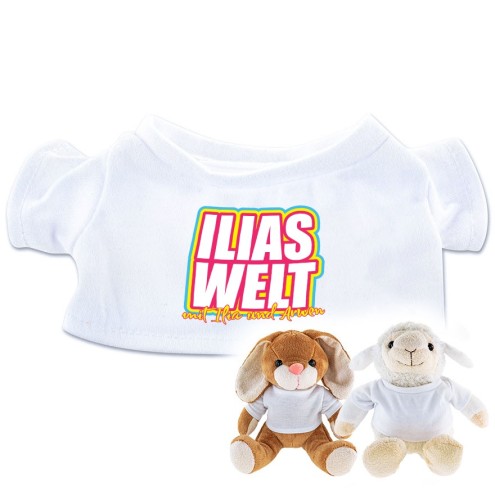La maglietta di Ilia's World per i giocattoli di peluche