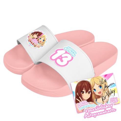 Mangadoll's 13th birthday slippers