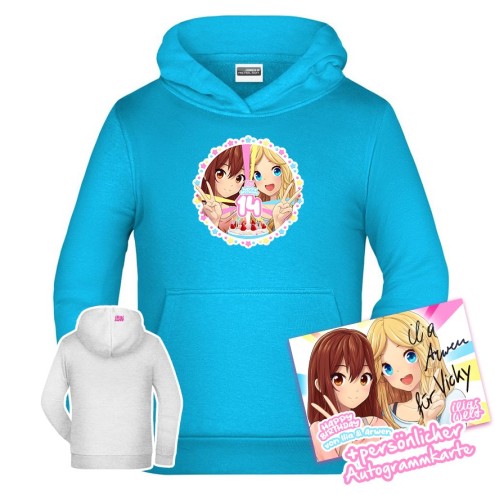 Sweat à capuche Mangadolls 14ème anniversaire enfants