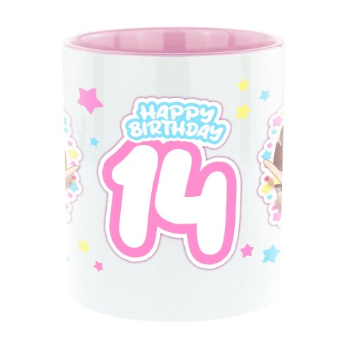 Mangadolls 14e anniversaire Bi-Color Mug rose