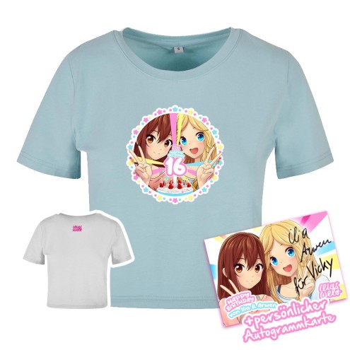 Mangadolls 16e anniversaire Crop T-shirt femmes