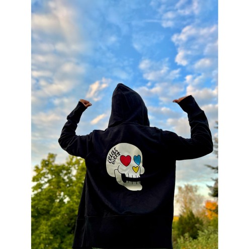 Ilias World Skull Basic Zipped Hoodie