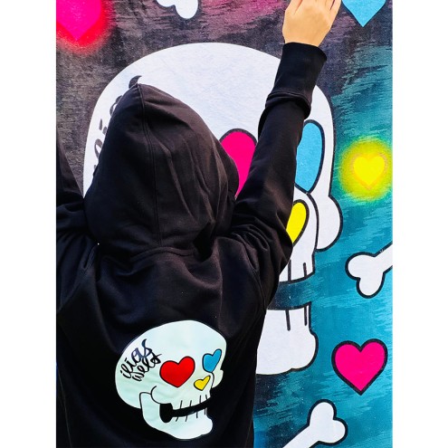 Ilias World Skull Premium Zipped Hoodie