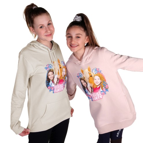 Ilia's World Horse Love Organic Hoodie women