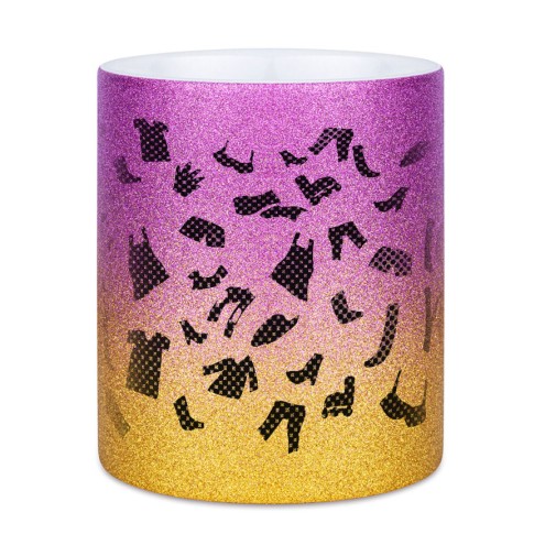 I change my clothes glitter cup