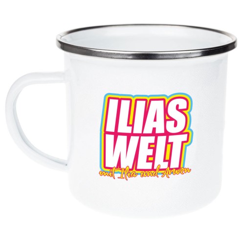 Ilias World enamel mug/mug