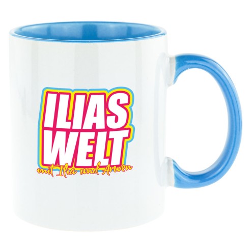 Ilias world mug light blue (bi-color)