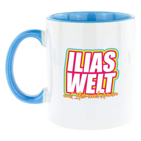 Ilias world mug light blue (bi-color)