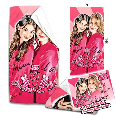 Happy Birthday 9e anniversaire Serviette de bain microfibre