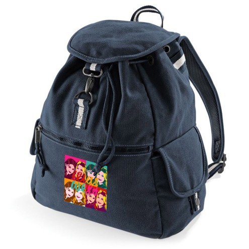 Ilia & Arwen ART vintage canvas backpack