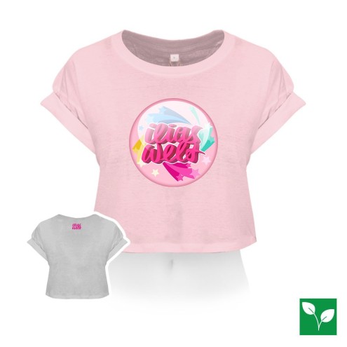 Maglietta Ilias Welt BUTTON Organic Crop donna