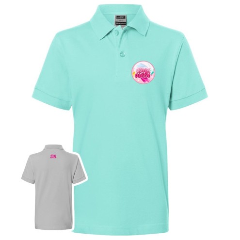 Polo Ilias world BUTTON bambino