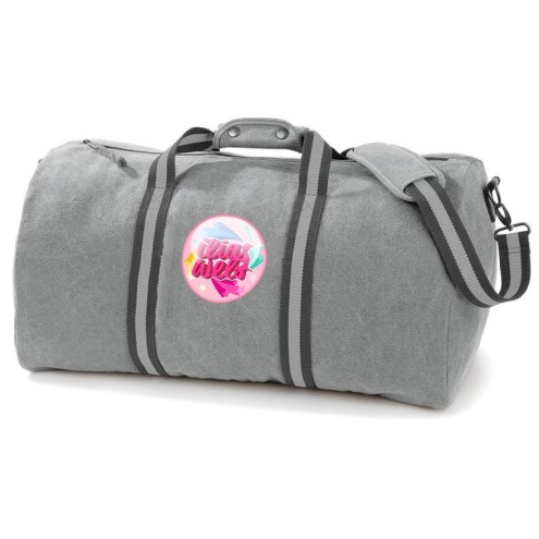 Borsa sportiva in tela vintage Ilias Welt BUTTON