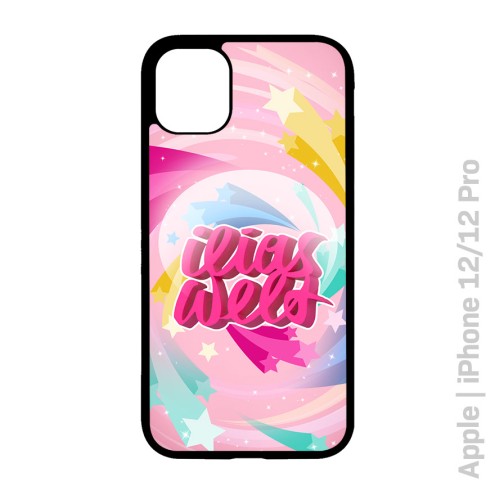 Custodia per cellulare Ilias Welt BUTTON nero