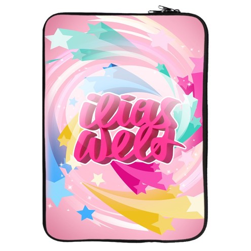 Custodia per tablet o laptop in neoprene Ilias Welt BUTTON