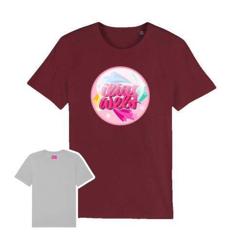 Ilias World BUTTON Organic T-Shirt unisex