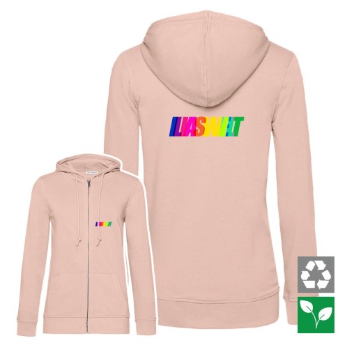Ilias Welt COLORFUL Felpa con cappuccio biologica con zip donna