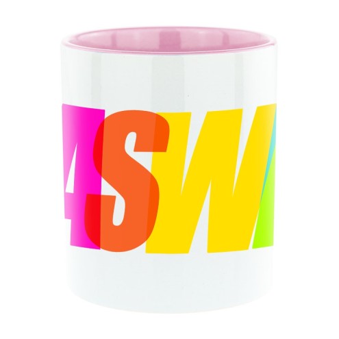 Ilias Welt COLORFUL tazza bicolore rosa
