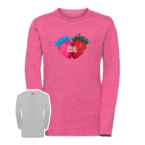 Camicia a maniche lunghe da bambino Ilias world strawberries