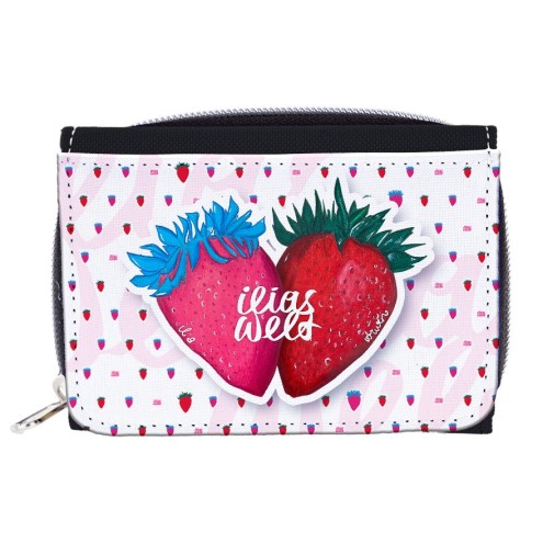Ilia's World Strawberries wallet / purse