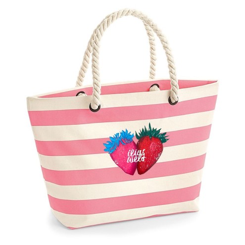 Ilia's World Fragole Shopping Bag/Beach Bag