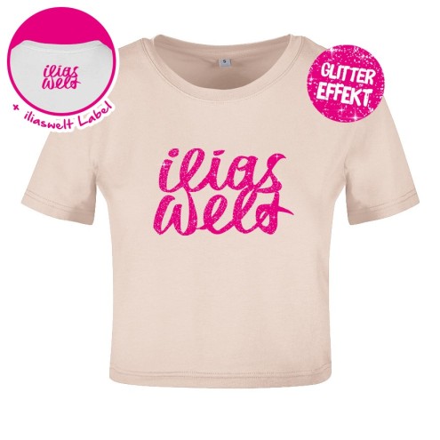 Ilias GLITZERwelt Crop T-Shirt women