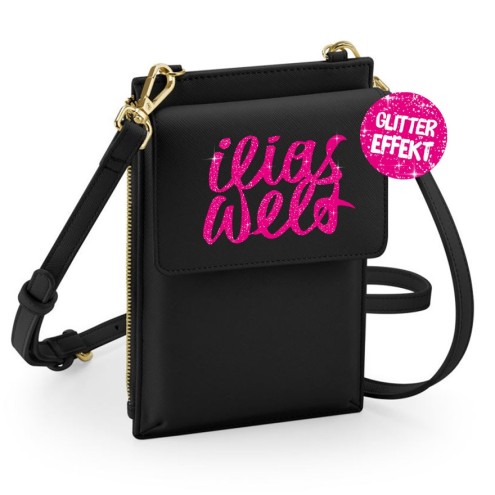 Ilias GLITZERwelt cell phone shoulder bag