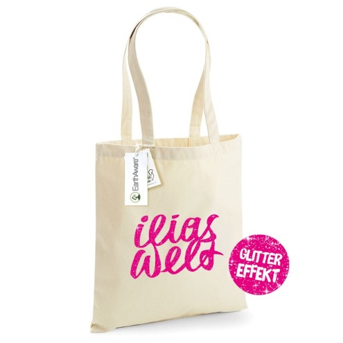 Ilias GLITZERwelt cotton bag