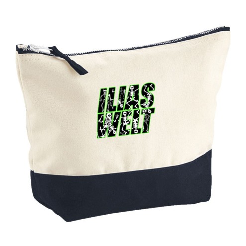 Ilias Welt SKELETT borsa per cosmetici / borsa da toilette