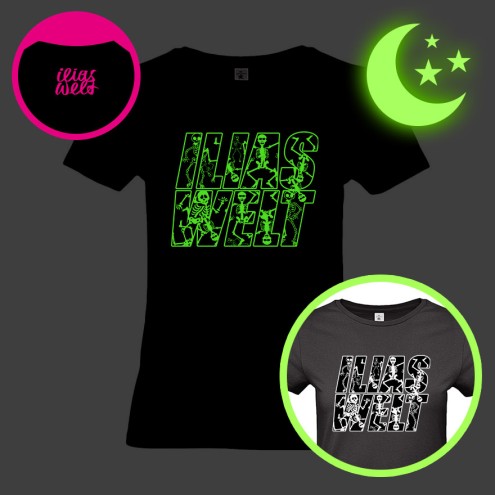 Halloween GLOW IN THE DARK T-Shirt women