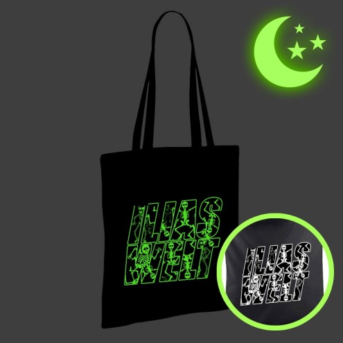 Halloween GLOW IN THE DARK cotton bag