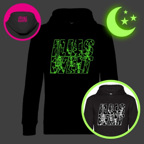 Halloween GLOW IN THE DARK Premium Hoodie