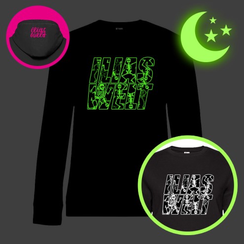 Halloween GLOW IN THE DARK Premium Sweater women