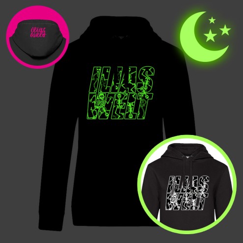 Halloween GLOW IN THE DARK Premium Hoodie women
