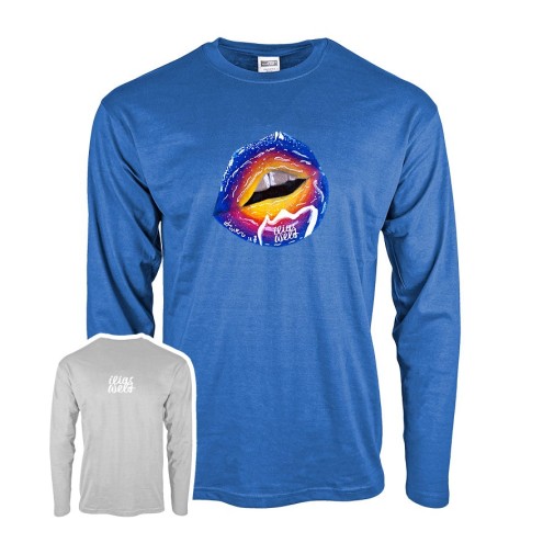 Blueberry SUMMERKISS cotton long sleeve shirt