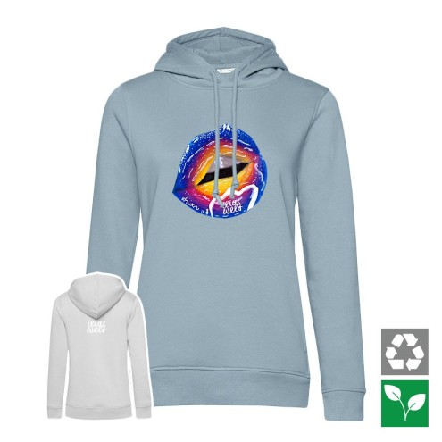 Blueberry SUMMERKISS Organic Hoodie women