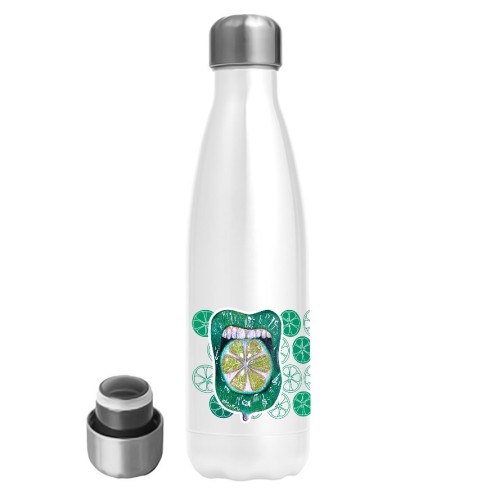 Lime SUMMERKISS stainless steel drinking bottle 500ml